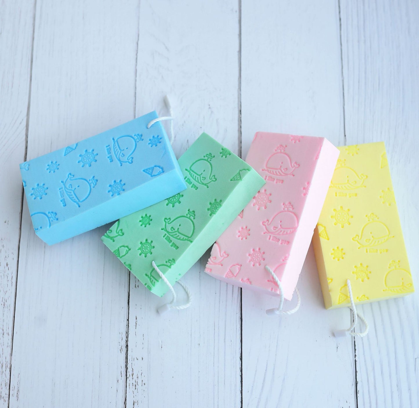 Baby Bath Sponge Cartoon Children's Cotton Rubbing Sponge Sponge