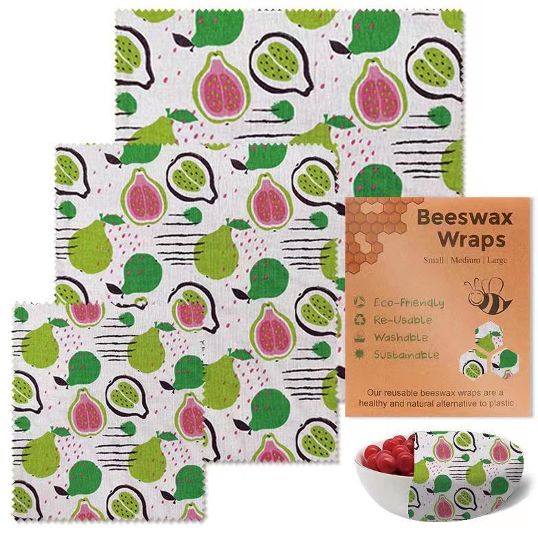 Beeswax Preservation Cloth Preservative Film Recyclable Food Packaging
