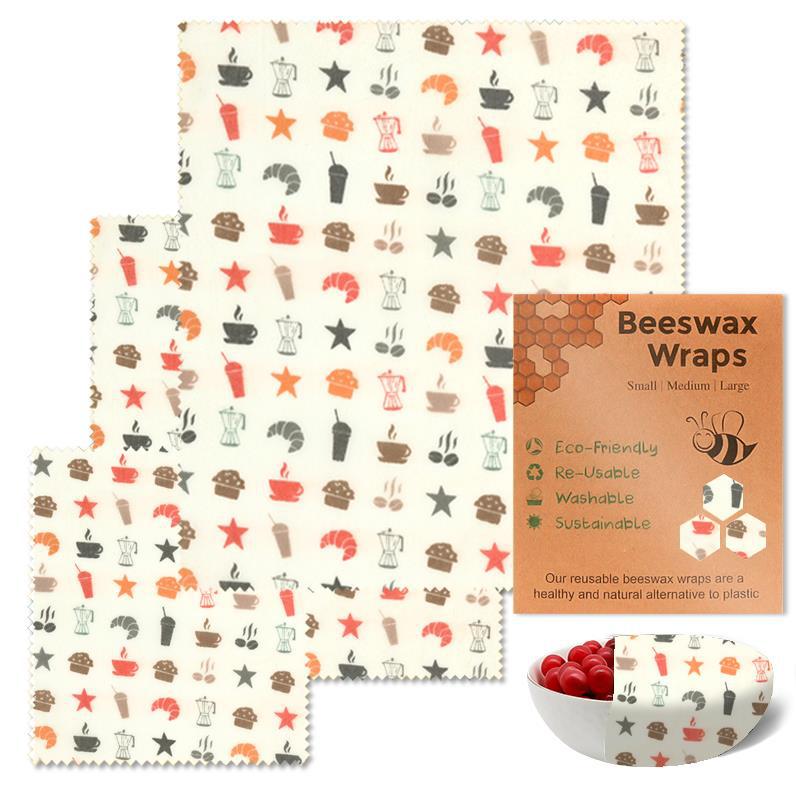 Beeswax Preservation Cloth Preservative Film Recyclable Food Packaging