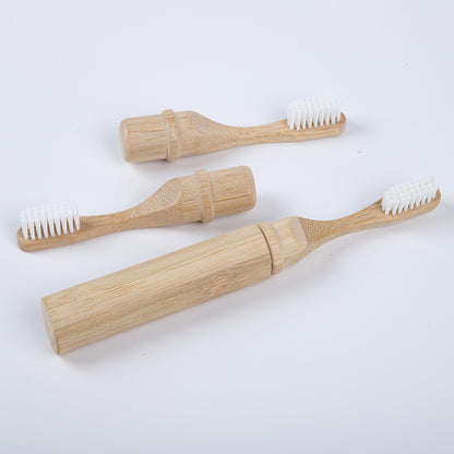 Bamboo Tube Bamboo Toothbrush Wenyang Daily Necessities