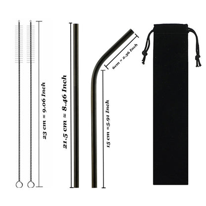 Drinking stainless steel straws