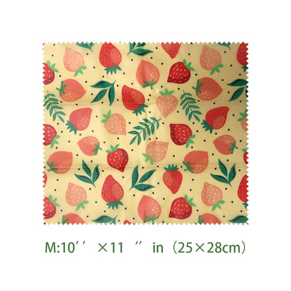 Food Storage Beeswax Fresh-Keeping Cloth Wholesale Custom Beeswax Beeswax Cloth Reusable