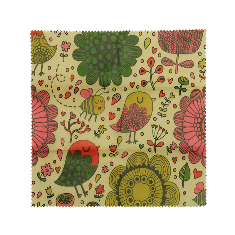 Food Storage Beeswax Fresh-Keeping Cloth Wholesale Custom Beeswax Beeswax Cloth Reusable