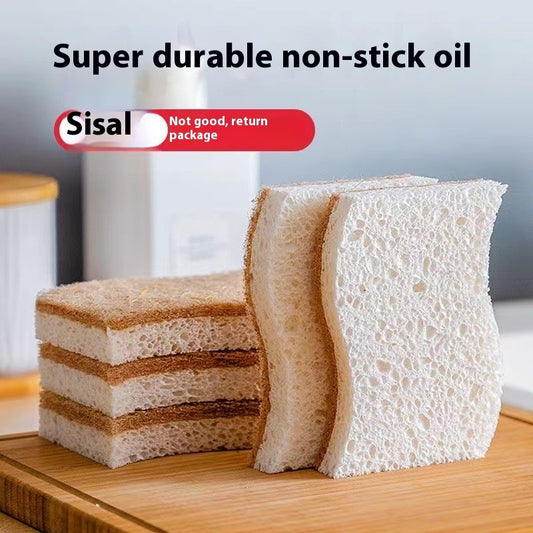 Natural Cellulose Sponge Thickened Sponge For Kitchen Dish Brush Pot