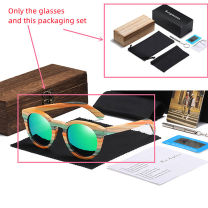 Wooden Polarized Bamboo Sunglasses