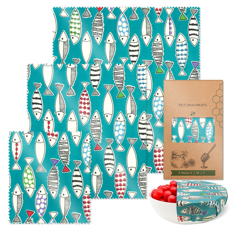 Beeswax Preservation Cloth Preservative Film Recyclable Food Packaging