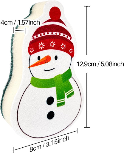 Kitchen Sponges For Dishes, Non-Scratch Dish Sponge For Cleaning, Long Lasting Dual-Sided Scrub Sponge, Multipurpose Heavy Duty Kitchen Cleaning Sponges For Kitchen, Bathroom, Sink