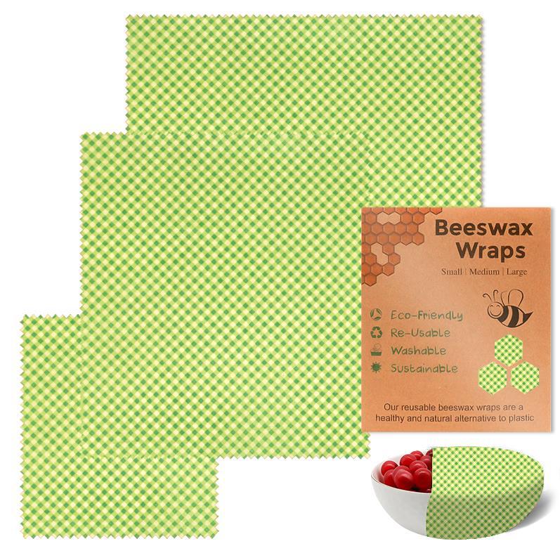 Beeswax Preservation Cloth Preservative Film Recyclable Food Packaging