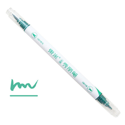 Hand-painted Multifunctional Refillable Soft Tip Calligraphy Pen