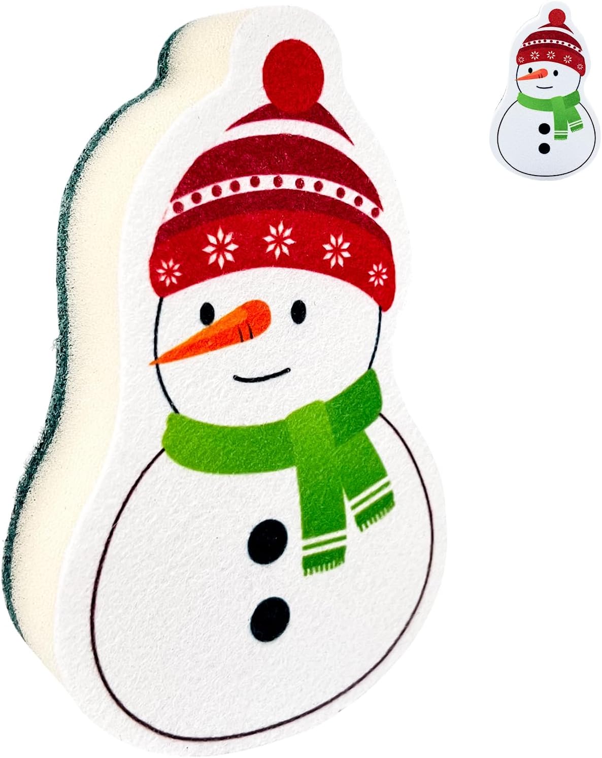 Kitchen Sponges For Dishes, Non-Scratch Dish Sponge For Cleaning, Long Lasting Dual-Sided Scrub Sponge, Multipurpose Heavy Duty Kitchen Cleaning Sponges For Kitchen, Bathroom, Sink