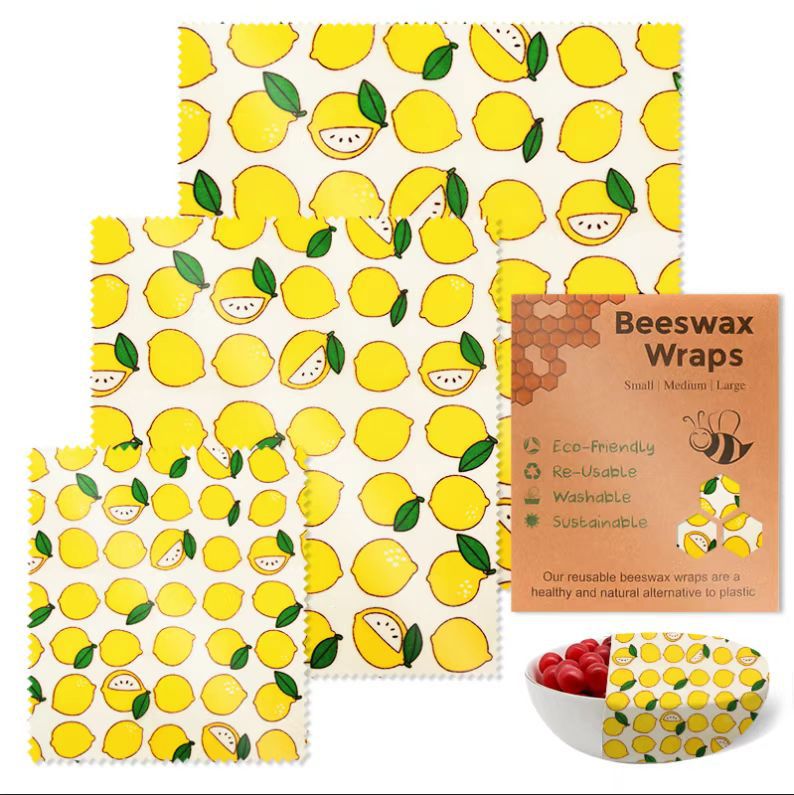 Beeswax Preservation Cloth Preservative Film Recyclable Food Packaging