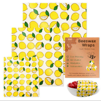 Beeswax Preservation Cloth Preservative Film Recyclable Food Packaging