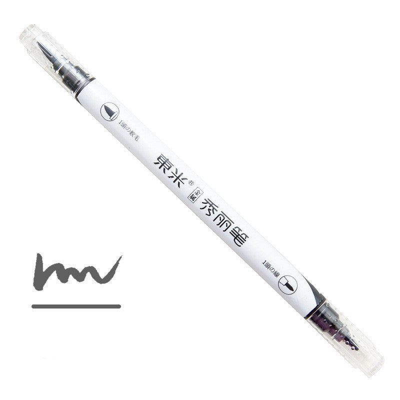 Hand-painted Multifunctional Refillable Soft Tip Calligraphy Pen