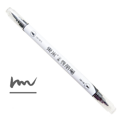 Hand-painted Multifunctional Refillable Soft Tip Calligraphy Pen