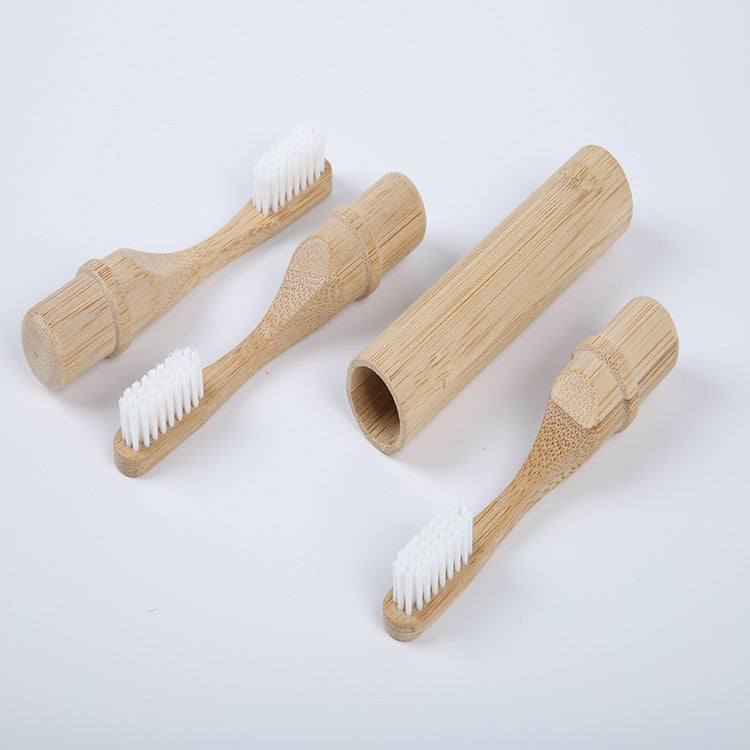 Bamboo Tube Bamboo Toothbrush Wenyang Daily Necessities