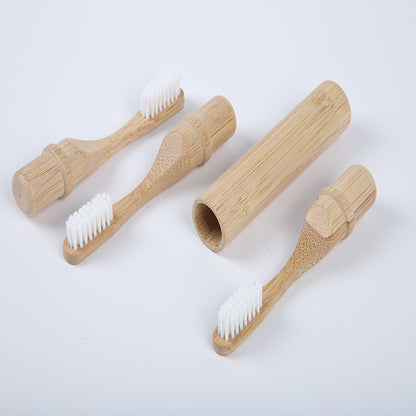 Bamboo Tube Bamboo Toothbrush Wenyang Daily Necessities