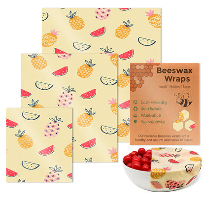 Beeswax Preservation Cloth Preservative Film Recyclable Food Packaging