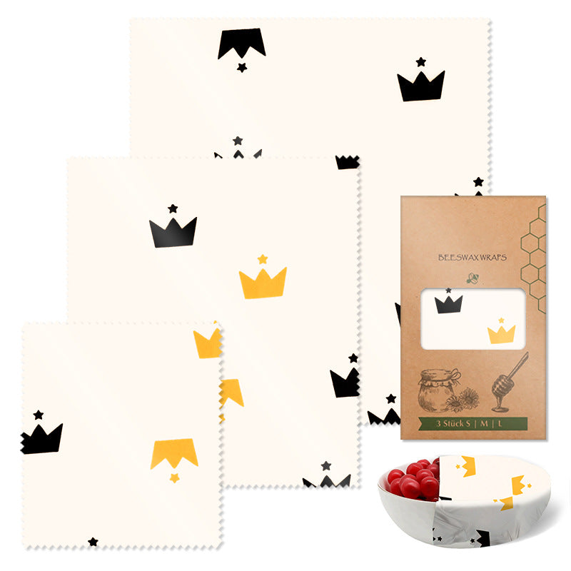 Beeswax Preservation Cloth Preservative Film Recyclable Food Packaging