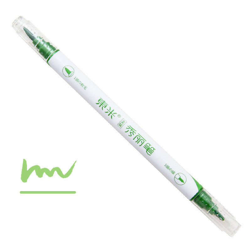 Hand-painted Multifunctional Refillable Soft Tip Calligraphy Pen