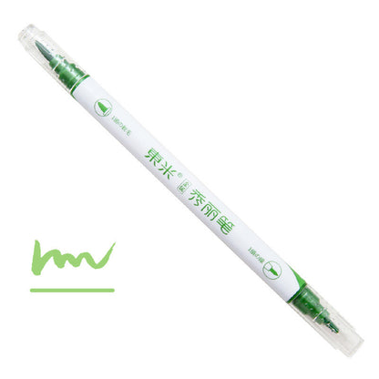 Hand-painted Multifunctional Refillable Soft Tip Calligraphy Pen