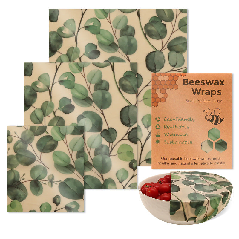 Beeswax Preservation Cloth Preservative Film Recyclable Food Packaging