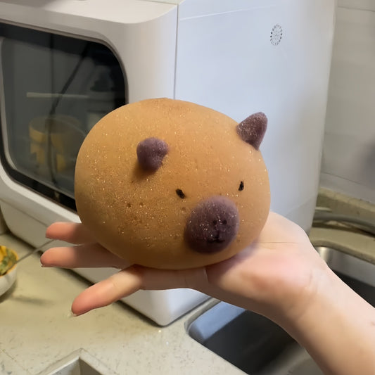 Kitchen Cartoon Capabala Dish-washing Sponge